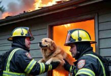 Dog rescued from Port Charlotte house fire