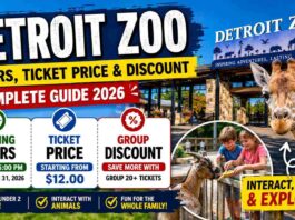 Detroit Zoo Ticket Price, Discount & Opening Hours 2026 – Complete Visitor Guide